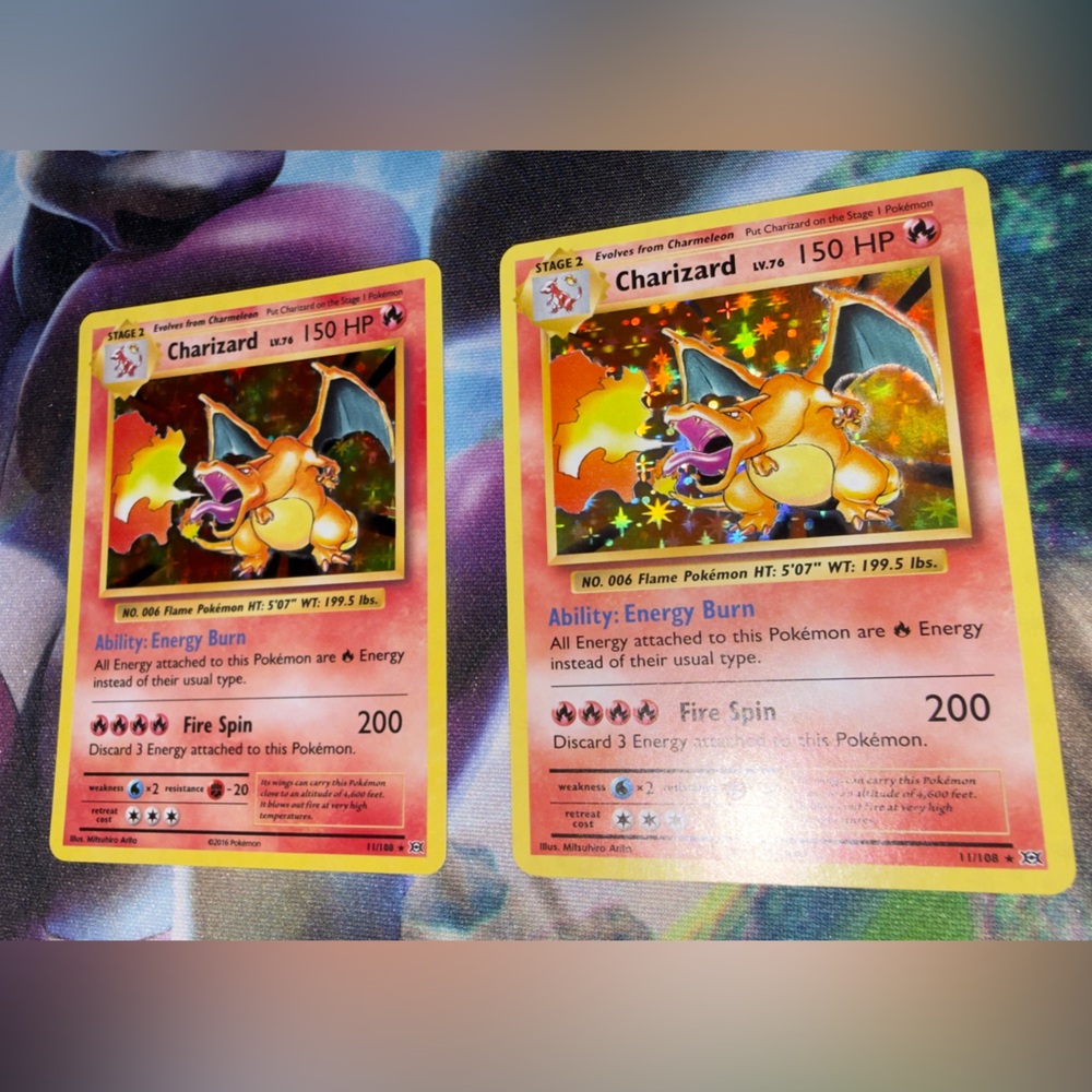 Charizard Evolutions xy Holo Rare Card 11/108 Pokemon tcg